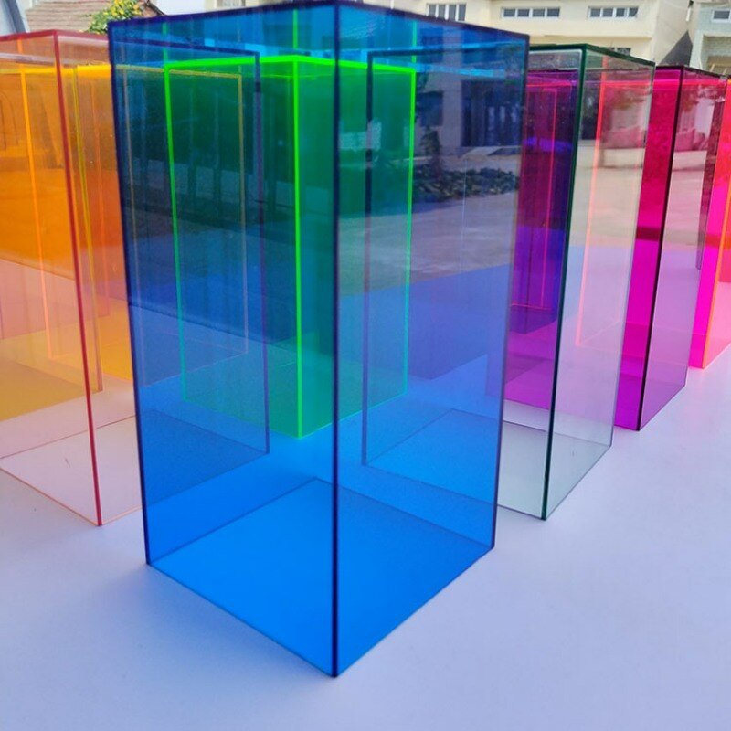 Kleurrijke Acrylaat Display Opbergdoos Voor Verzamelobjecten - Opbergbox
