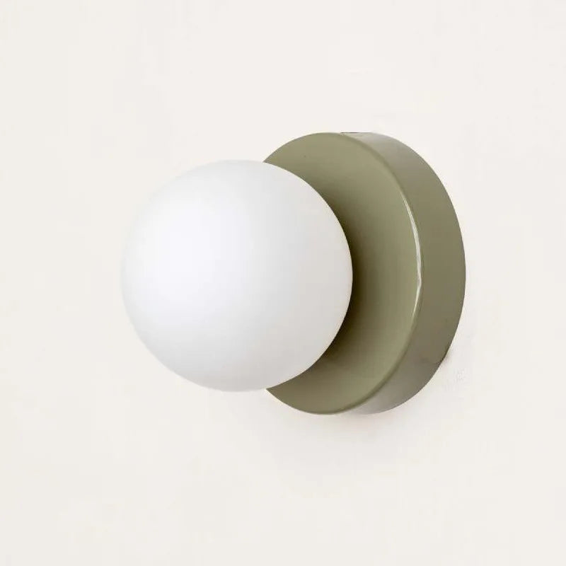 Kleurrijke Macaron Led Wandlamp 10 En 12 Cm Modern Design groen