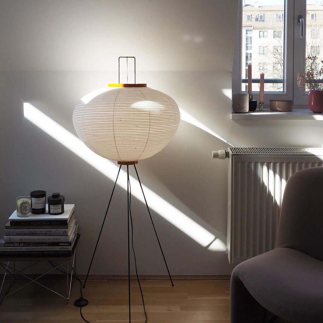Kōmei - Japanse Rijstpapieren vloerlamp