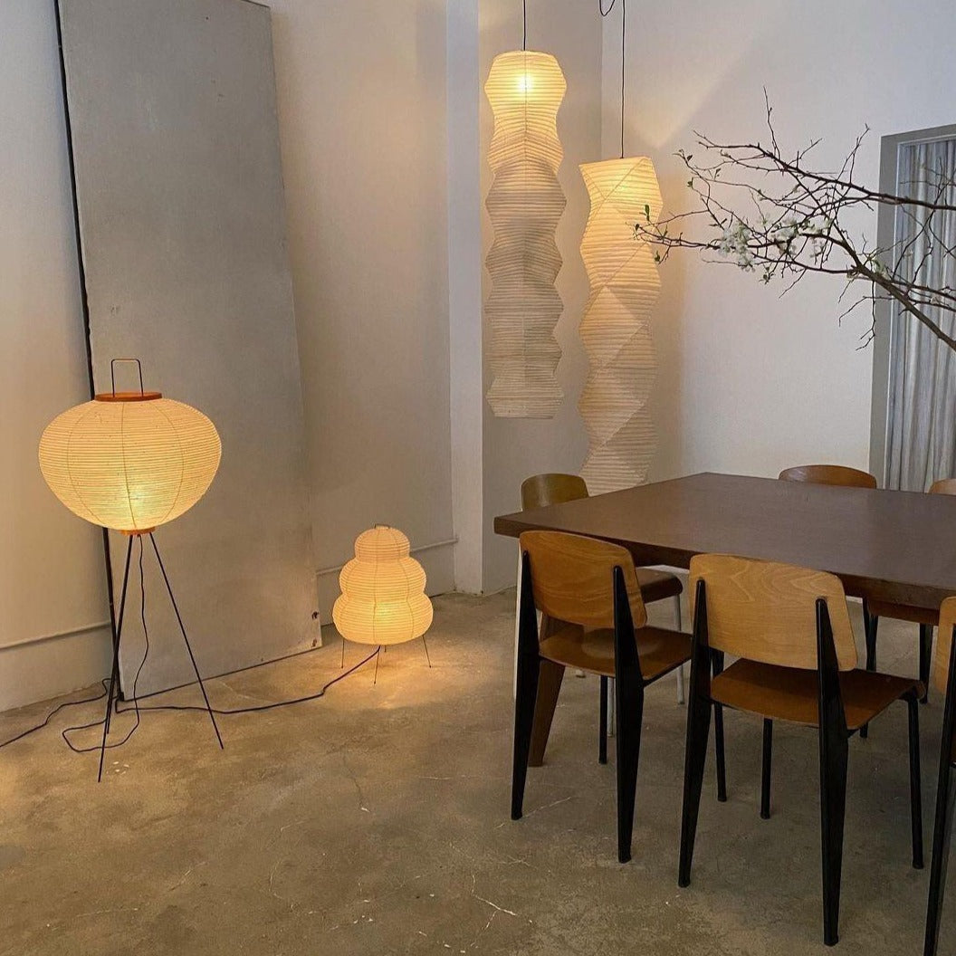 Kōmei - Japanse Rijstpapieren vloerlamp