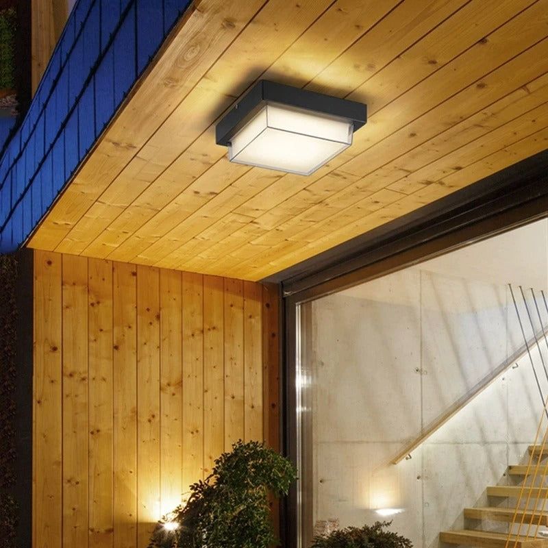 LED Buitenplafondlamp Voor Veranda Balkon Badkamer Tuin