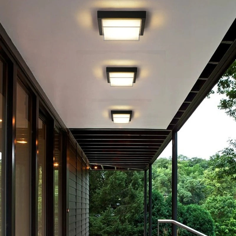 LED Buitenplafondlamp Voor Veranda Balkon Badkamer Tuin