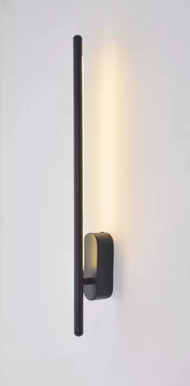 Lineaire Strip Wandverlichting Metaal Zwart Messing 10 cm LED 1.0 Zwart