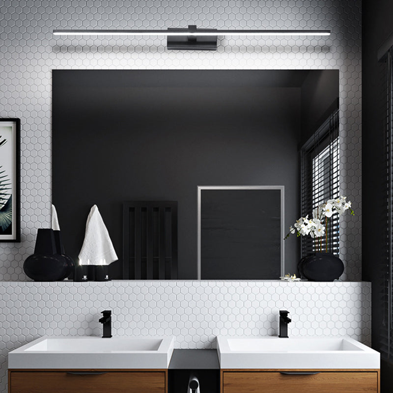 Lineaire Vormen Badkamer Wandlamp LED Metaal Licht Wit Warm Zwart