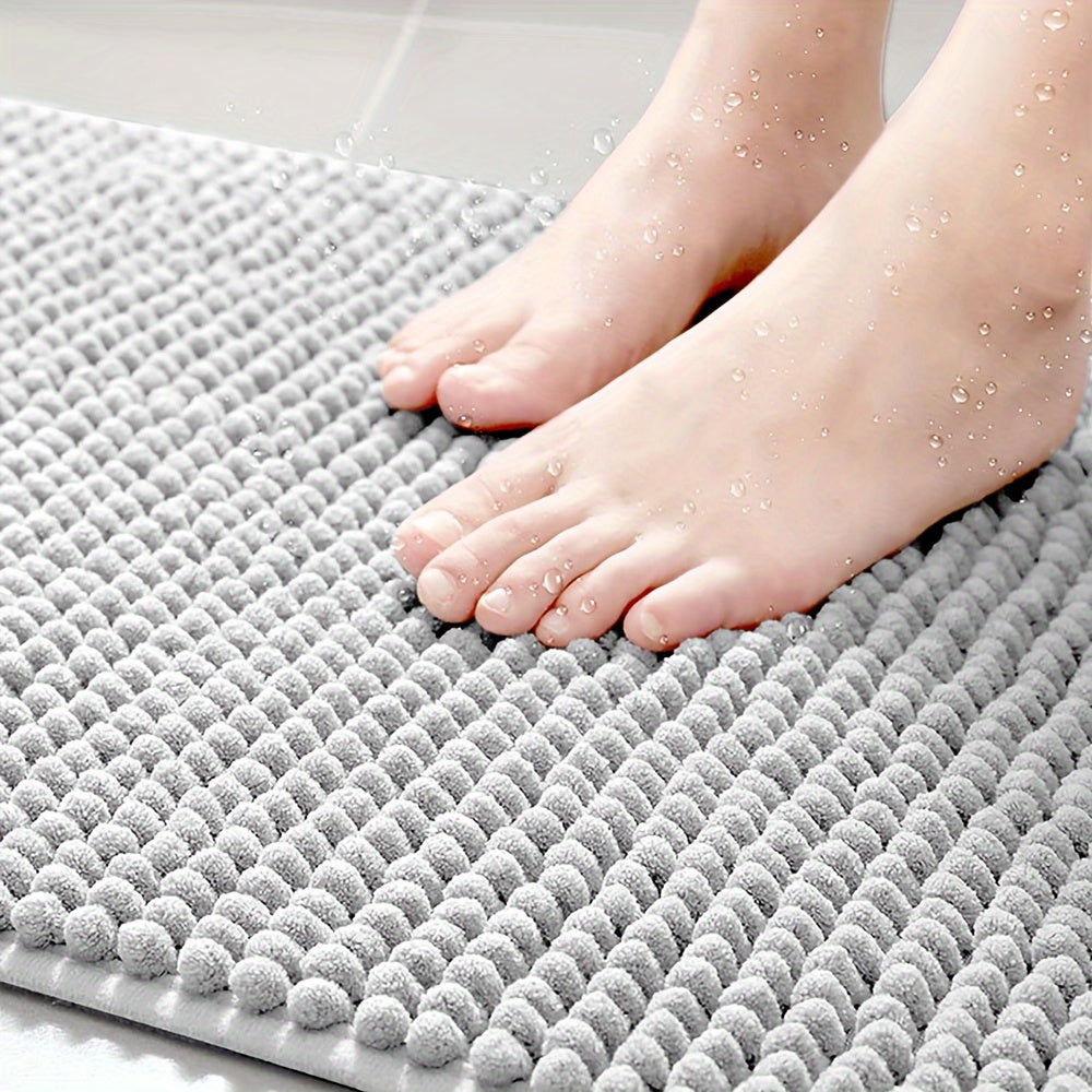 Luxe L Vormige Antislip Hoekbadmat Zacht Absorberend