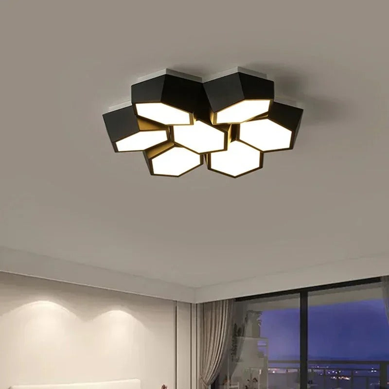 Moderne Geometrische Plafondlamp Voor Elegante Ruimtes