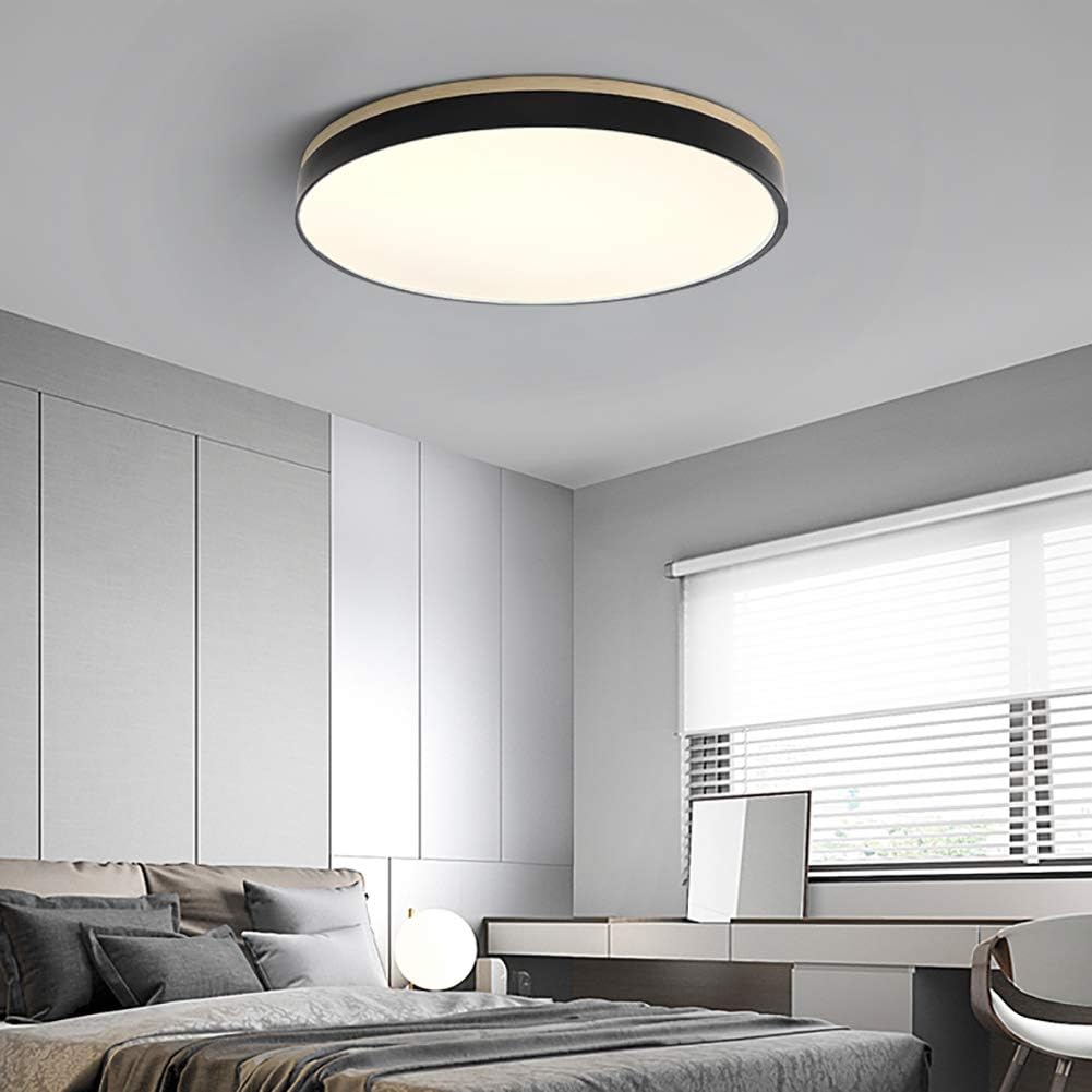 Moderne Houten LED Inbouw Plafondlamp Energiezuinige Warmwit