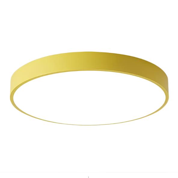 Moderne Plafondlamp Met Energiezuinige Ledverlichting Geel
