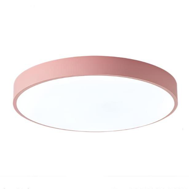 Moderne Plafondlamp Met Energiezuinige Ledverlichting Roze