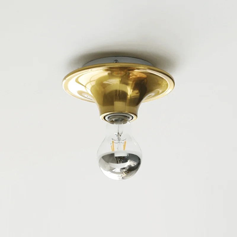 Moderne Wand- en Plafondlamp met Scandinavisch Ontwerp Goud