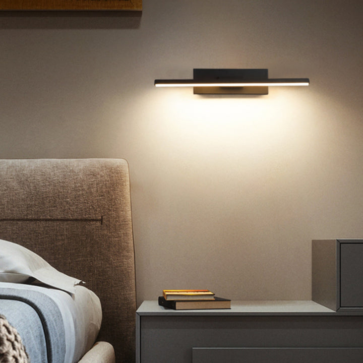 Moderne Wandgemonteerde Draaibare Verlichting Zachte Gloed Zwart Warm Licht