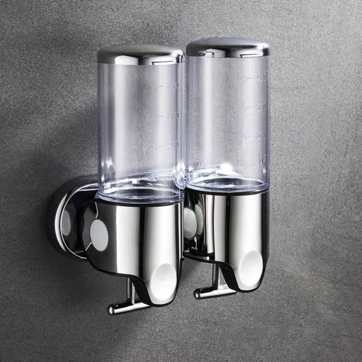 Muurbevestigde Moderne Zeepdispensers Voor Luxe Badkamers Transparant 2 stuks