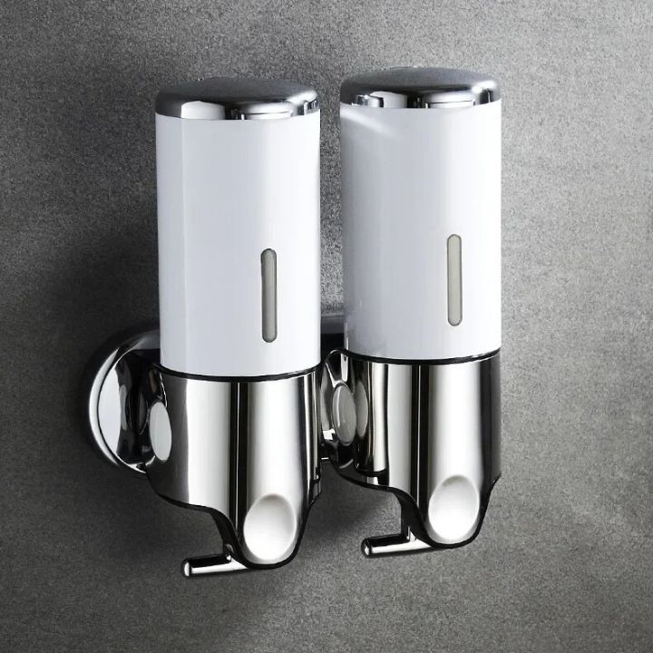 Muurbevestigde Moderne Zeepdispensers Voor Luxe Badkamers Wit 2 stuks