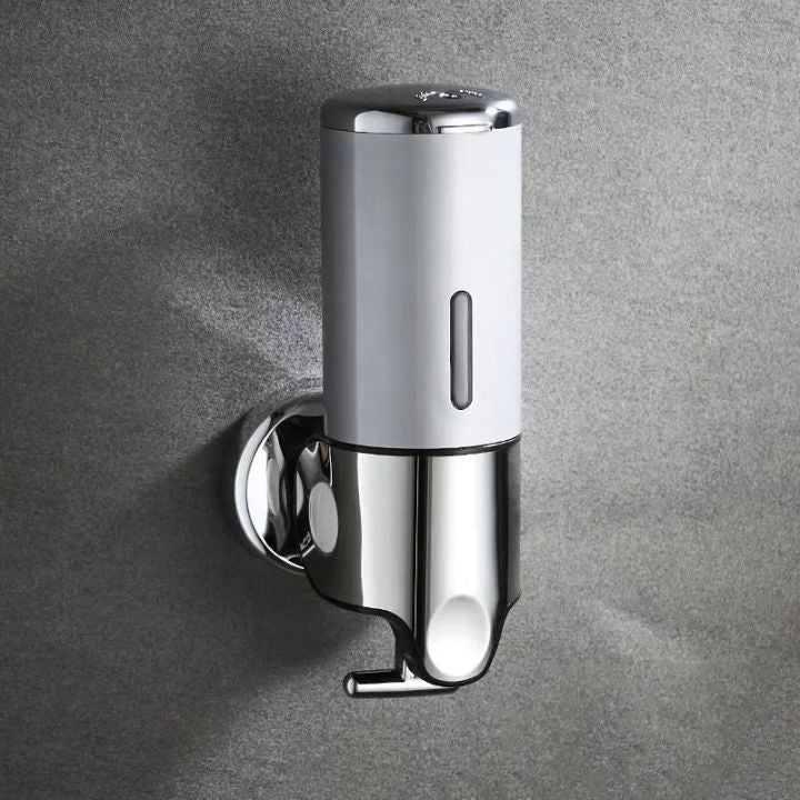 Muurbevestigde Moderne Zeepdispensers Voor Luxe Badkamers Zilver 1 stuk