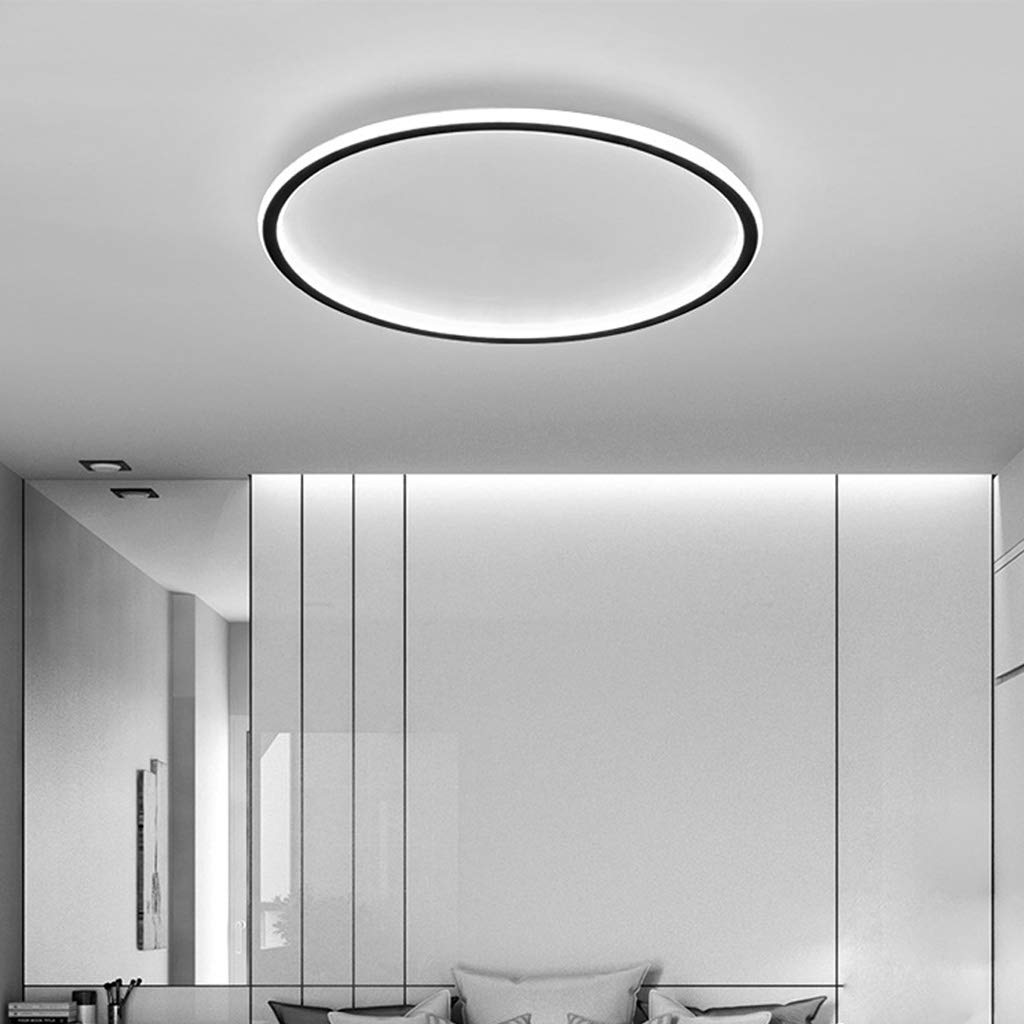 Plafondlamp Met LED Modern Rond Design Scandinavisch Zwart