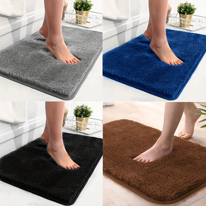 Pluche Badmat Anti Slip Luxe Comfort Wasbaar 50x80 Cm