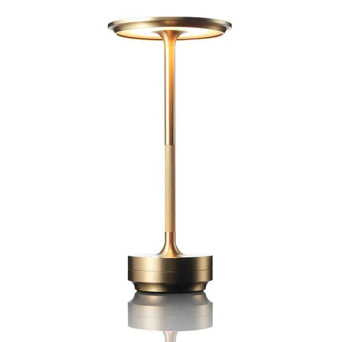 Soluna Home - Draadloze Tafellamp - USB-oplaadbaar - Touch bediening Goud