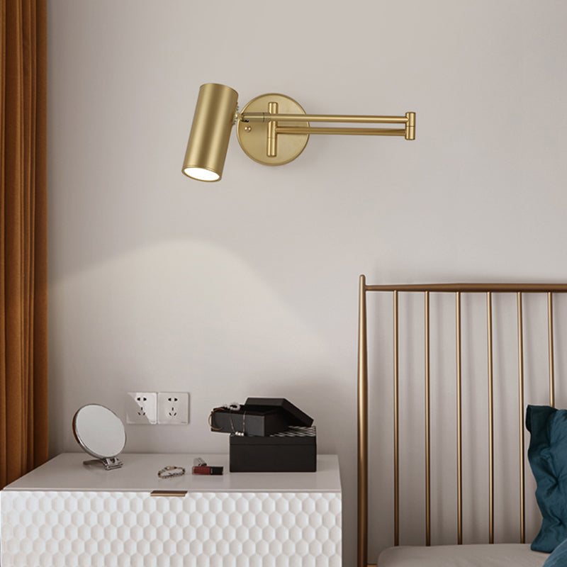 Tubesvormige Wandlamp Muurbevestiging Met Uittrekbare Arm
