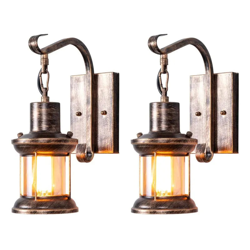 Vintage Industrieel Binnen Wandlamp MetaalOliebrons Warmte