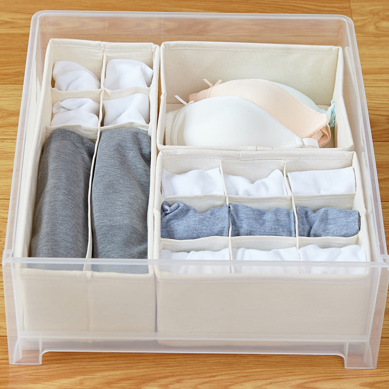 Vouwbare Kleding Organisatiebox Met Vakjes Voor Orde Kast