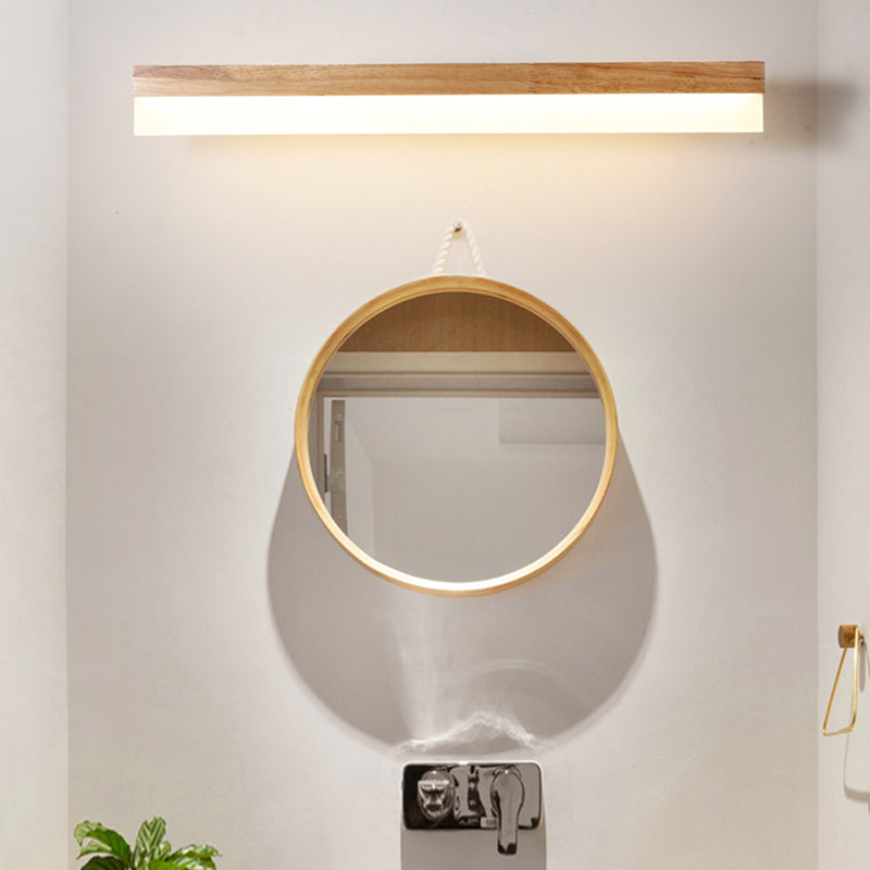 Wandlamp Badkamer Houten LED Wandlampen Acryl Schaduw