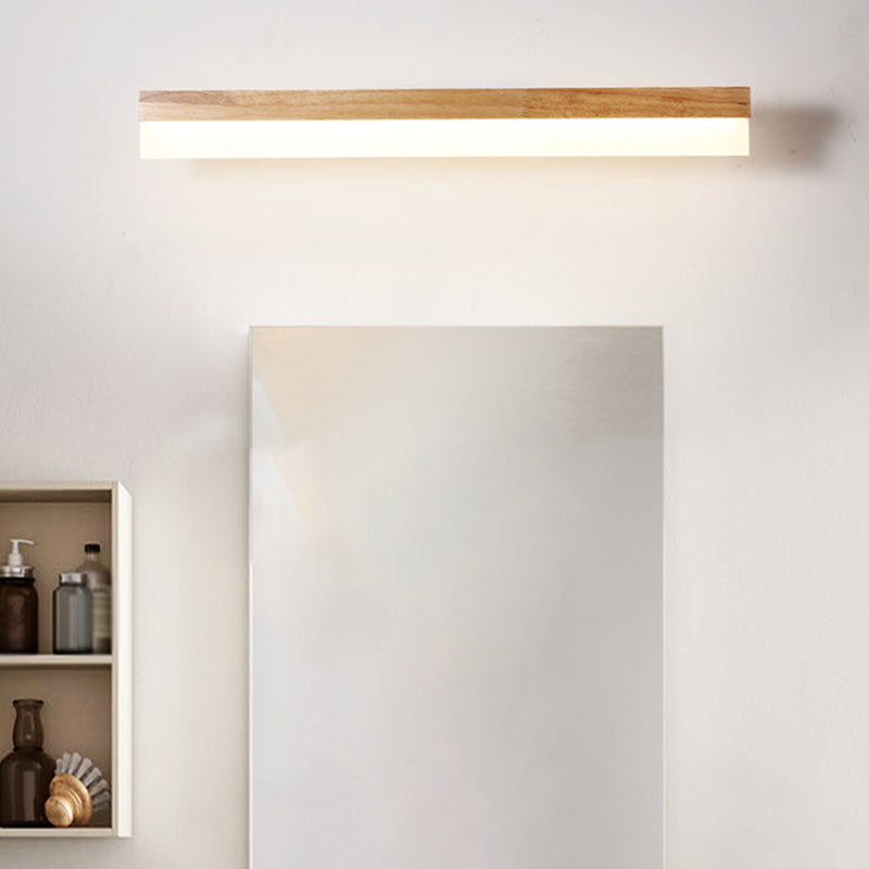 Wandlamp Badkamer Houten LED Wandlampen Acryl Schaduw