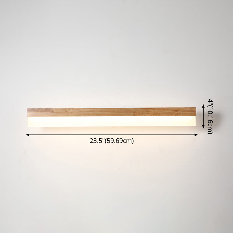 Wandlamp Badkamer Houten LED Wandlampen Acryl Schaduw