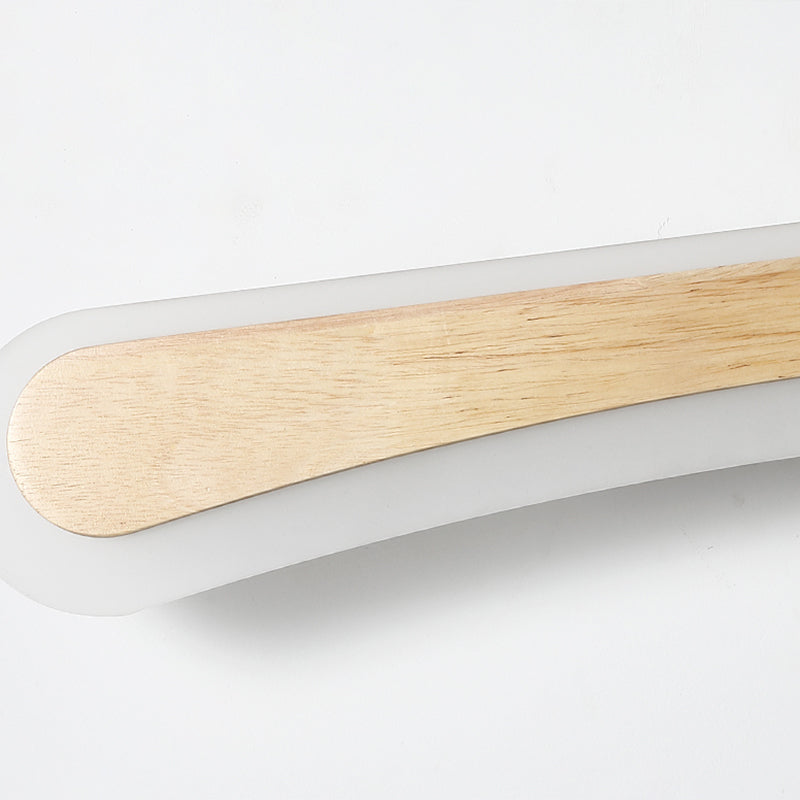 Wandlamp Badkamer Houten LED Wandlampen Acryl Schaduw