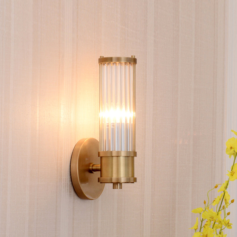 Wandlamp Corridor Gouden Metaal Industrieel LED 2 Lichten