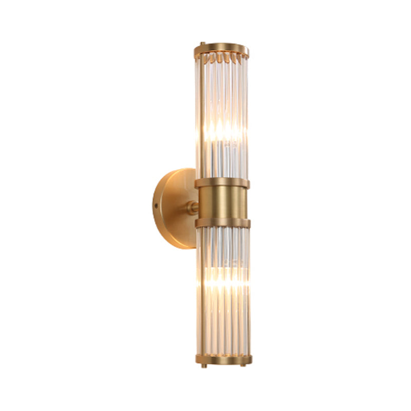Wandlamp Corridor Gouden Metaal Industrieel LED 2 Lichten