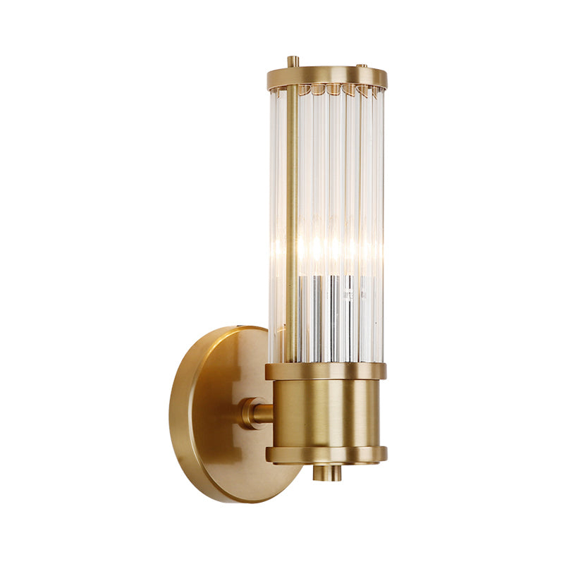 Wandlamp Corridor Gouden Metaal Industrieel LED 2 Lichten