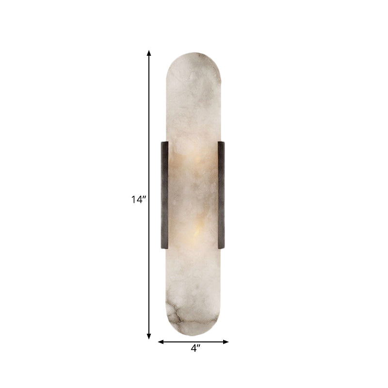 Wandlamp Koloniaal 2 Lampen Flush Mount Goud Zwart Marmeren