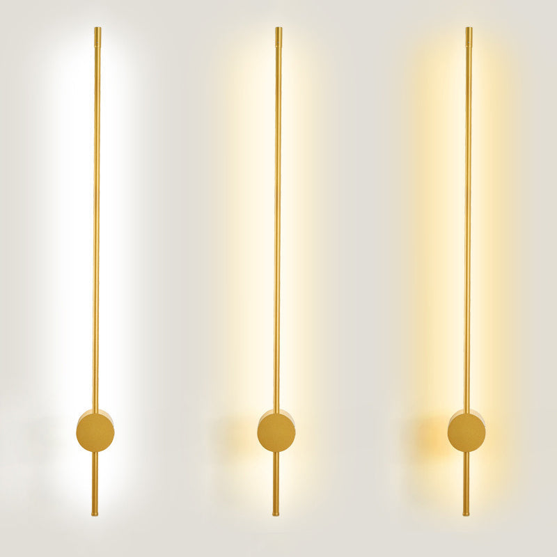 Wandlamp LED Metalen Woonkamer Slanke Buiskap Verlichting Goud
