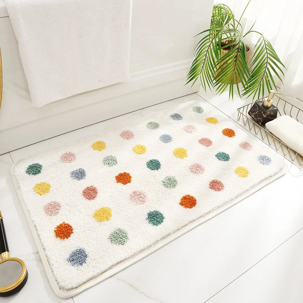 Zachte Antislip Badmat Met Sneldrogend Absorberend Oppervlak