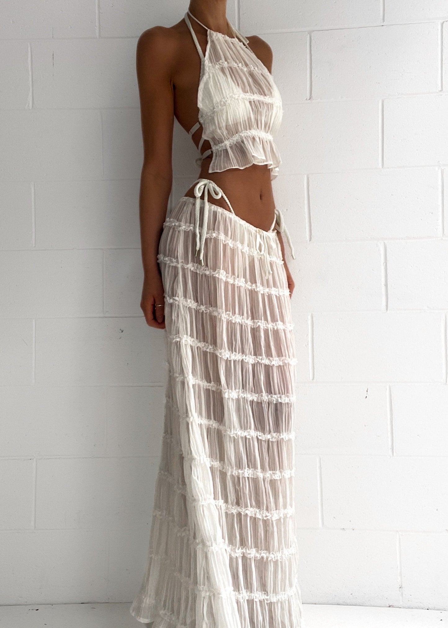 Sahara Set Vintage Geïnspireerde Zomer Outfit Voor Vrouwen