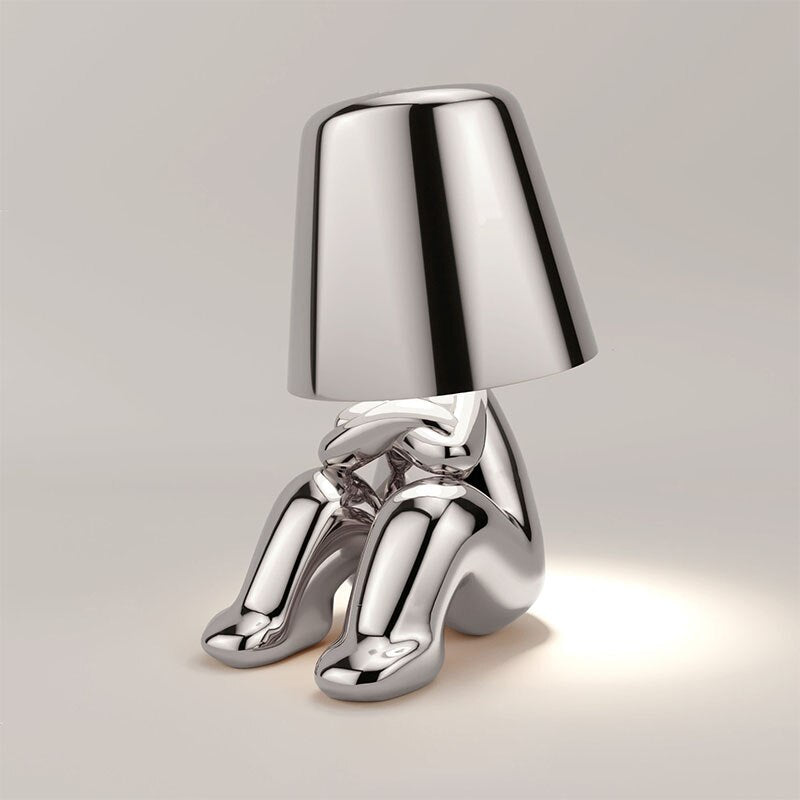 Misterlamp - Unique Tafellamp wireless lamp SEREIN Plundering van Zilver