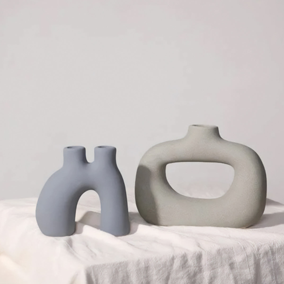 Frosted Vase Collectie - Keramische Vaas, Nieuwe Klassieke / Post-Modern Stijl, Thuis Kantoor Decoratie