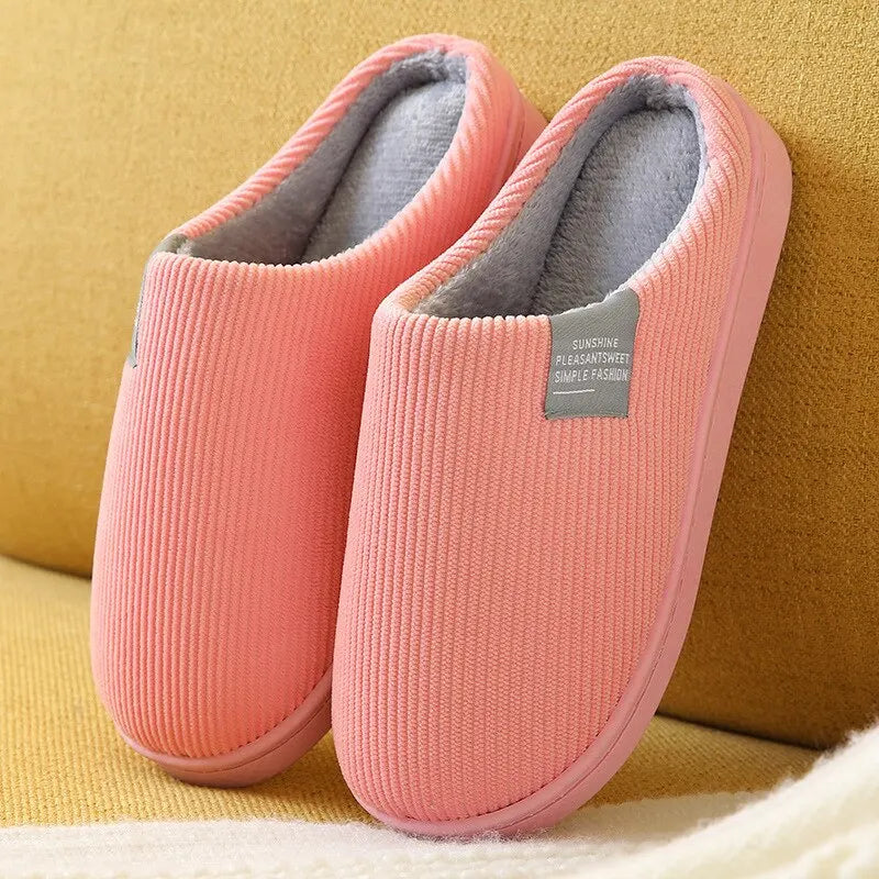Pantoffels Sloffen Unisex Huisschoenen Knusse Warmte Ademend Roze