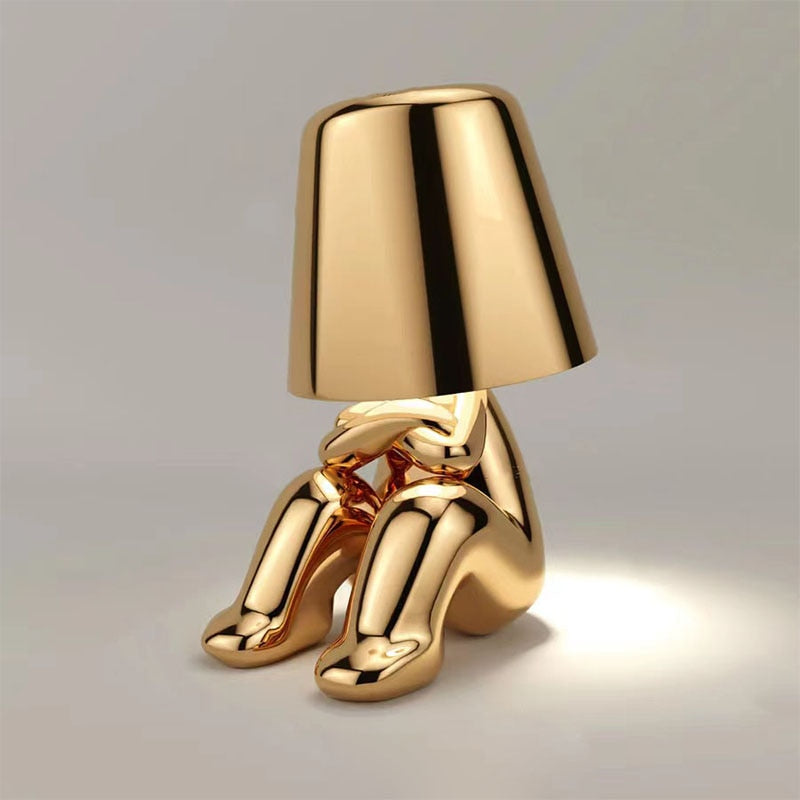 Misterlamp - Unique Tafellamp wireless lamp SEREIN Plundering van Goud