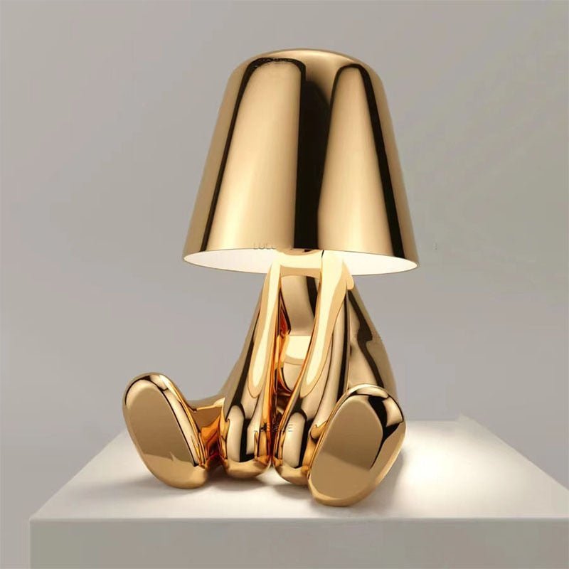 Misterlamp - Unique Tafellamp wireless lamp SEREIN Ontspannend Goud