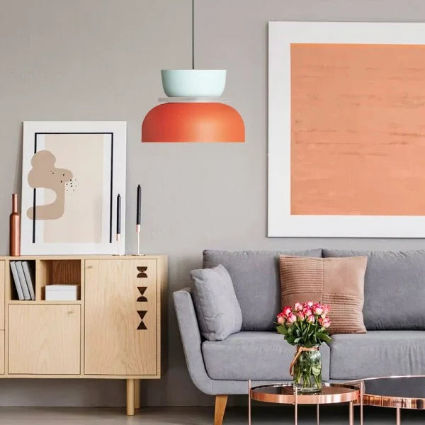 Scandinavische Macaron Hanglamp Van Hoogwaardige Materialen