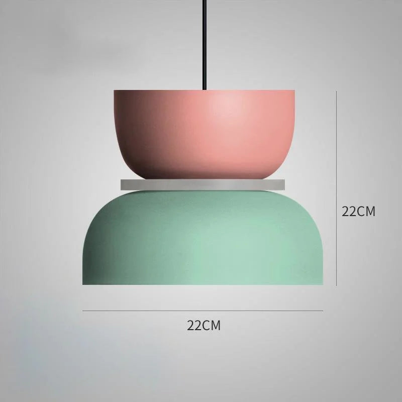 Scandinavische Hanglamp Multicolor Voor Eettafel En Woonkamer Middel