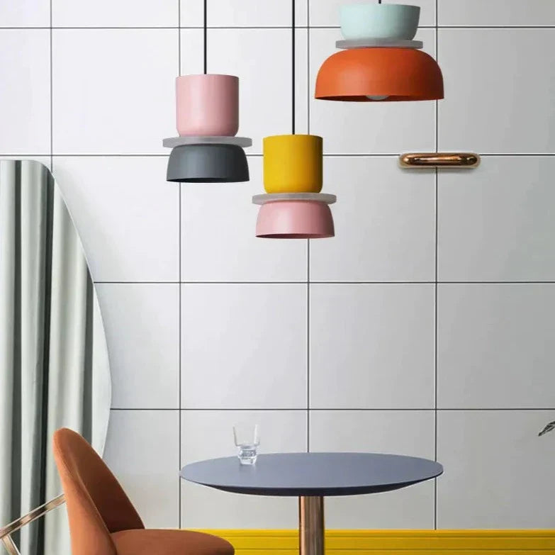 Scandinavische Hanglamp Multicolor Voor Eettafel En Woonkamer