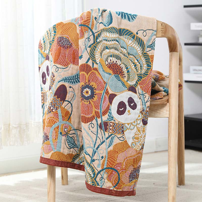 Katoenen Omkeerbare Badhanddoek Voor Baby Absorberend