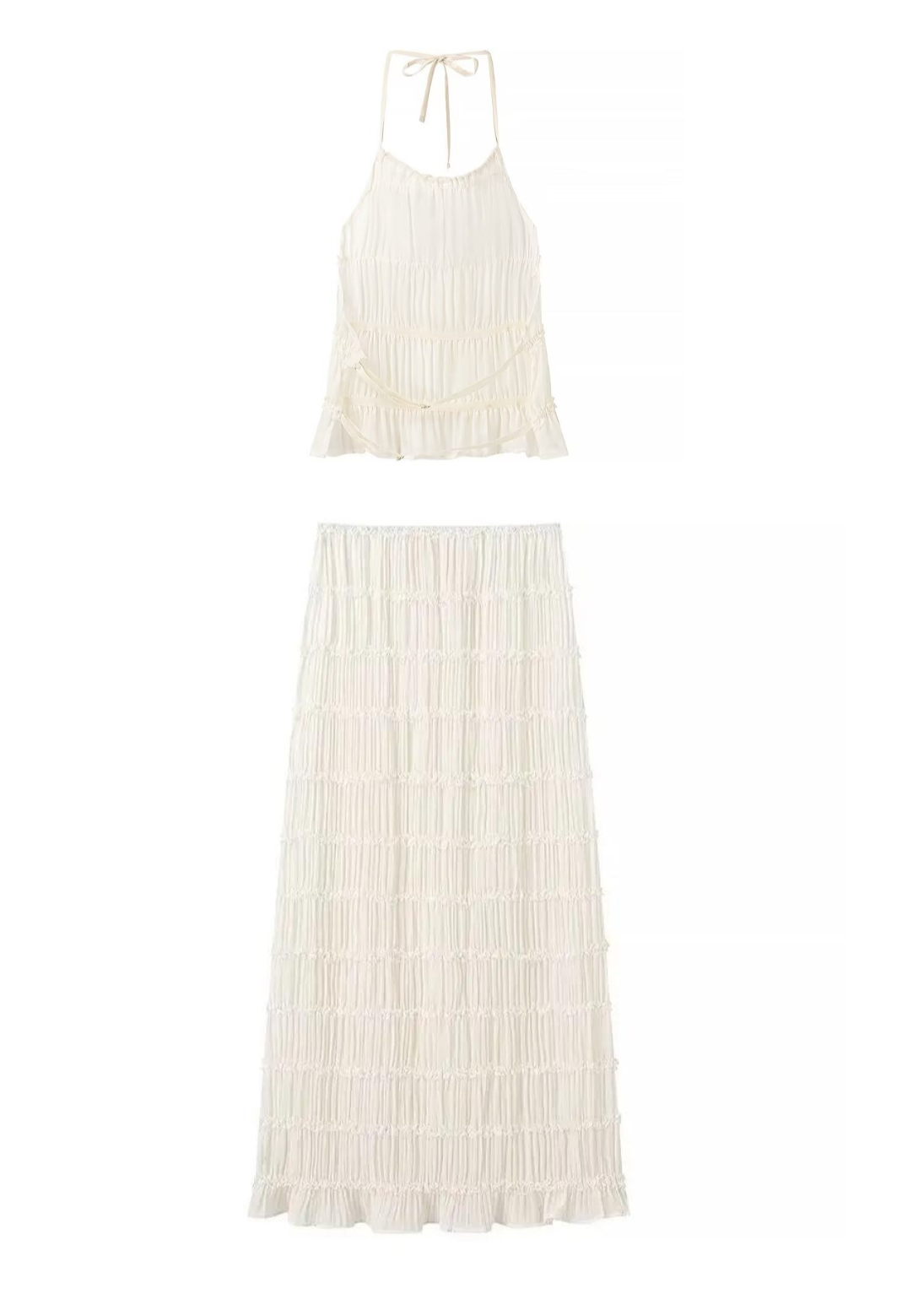 Sahara Set Vintage Geïnspireerde Zomer Outfit Voor Vrouwen