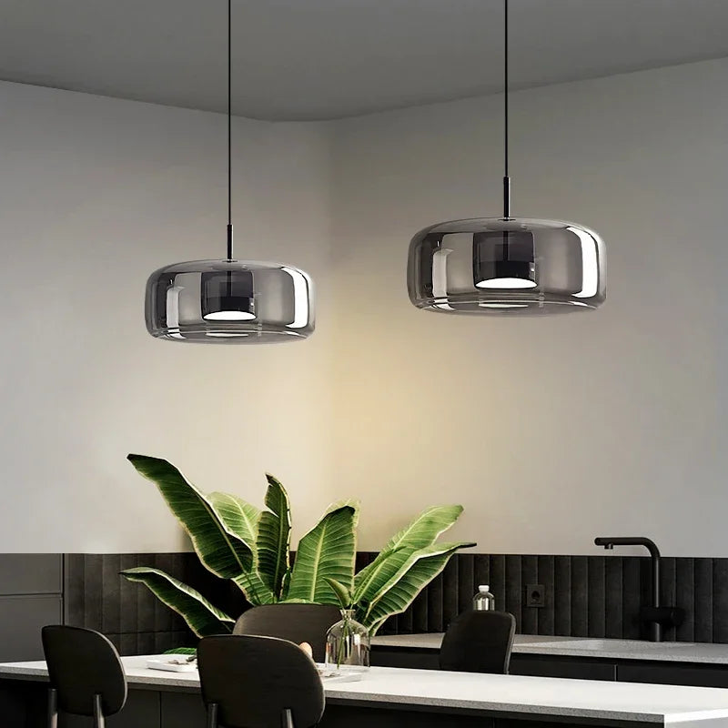 Glazen Koepelkroonluchter Moderne Kamer Verlichting