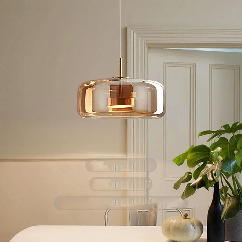 Glazen Koepelkroonluchter Moderne Kamer Verlichting