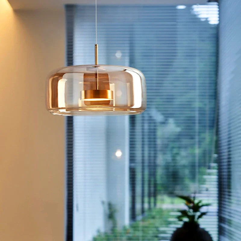 Glazen Koepelkroonluchter Moderne Kamer Verlichting