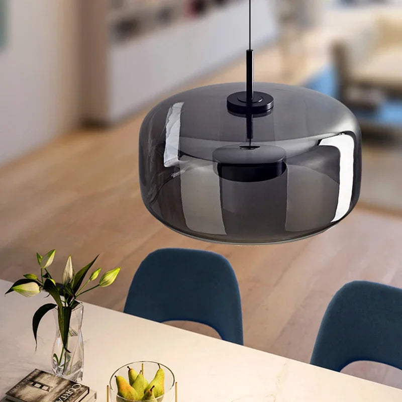 Glazen Koepelkroonluchter Moderne Kamer Verlichting