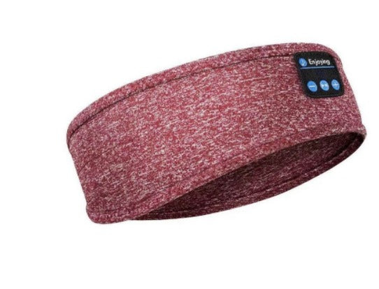 Innovatieve Bluetooth Slaapriem met Geluidsisolatie en Kristalhelder Geluid – Ultiem Comfort voor Ontspanning en Slaap Roze